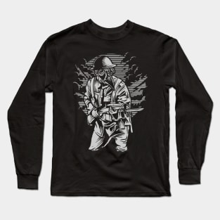 Steampunk Soldier Long Sleeve T-Shirt